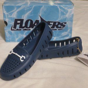 Women's navy floafers size 8
